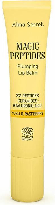Actual product image Alma Secret Lip Balm 3-in-1 Volume Effect Shine Effect with Peptides and Ceramides (Lip balm, 15 ml)