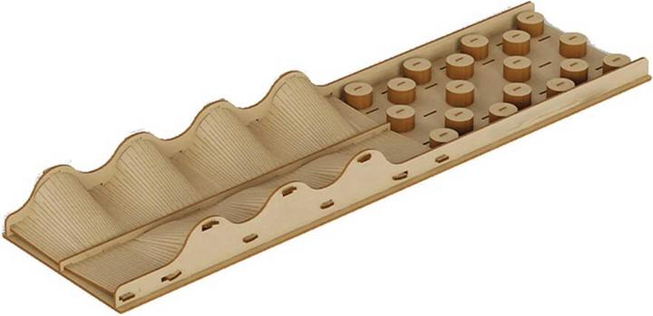 Actual product image Absima 2320203 Fahrbahnhindernis Wooden Piles & Waves (L x B x H) 680 x 180 x 55
