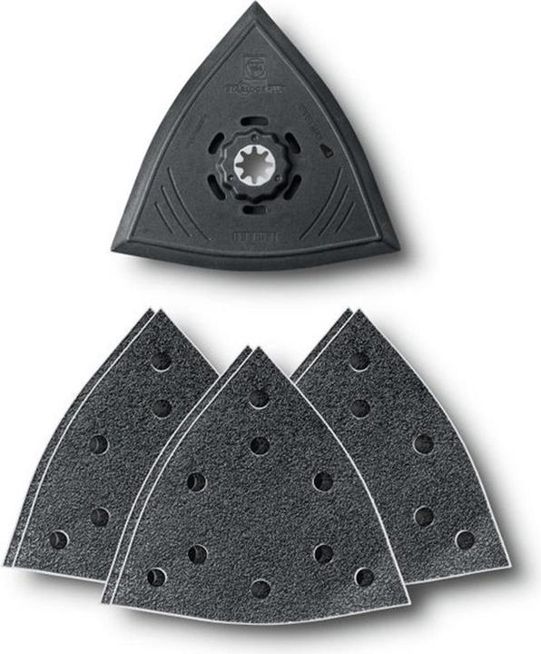 Actual product image Fein Grinding set 7 pieces SLP KL 130 (K60, k80, K180)