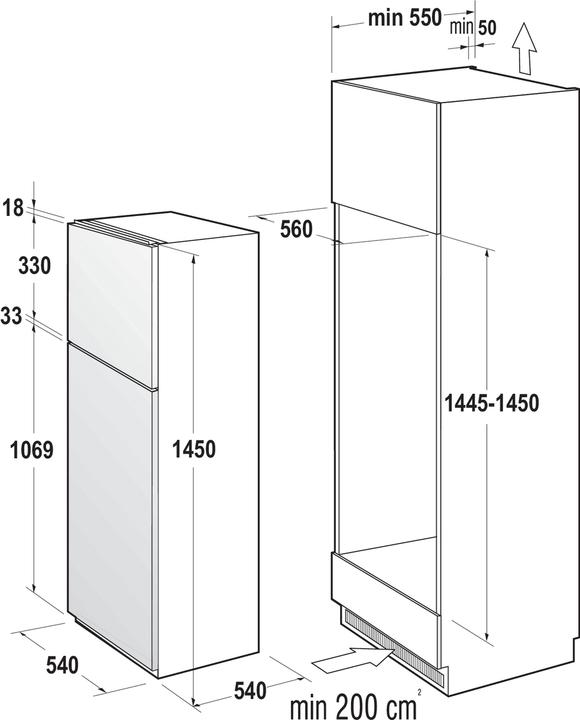 Produktbild Gorenje RFI4152P1 (207 l)