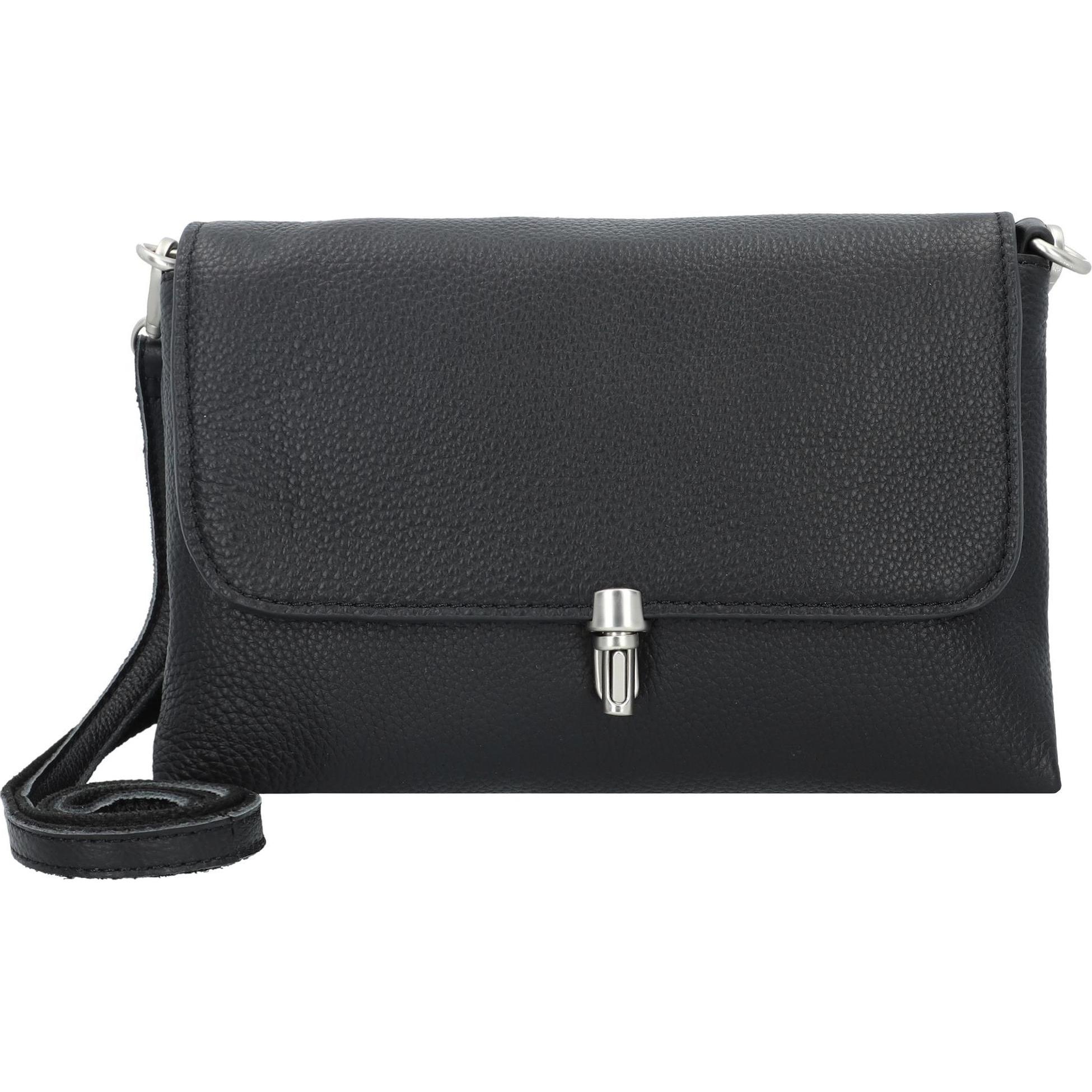 FredsBruder, Handtasche, Sha Na Na Umhängetasche Leder 23.5 cm, Schwarz