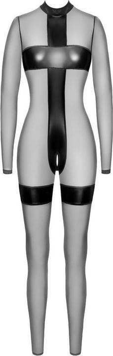 Actual product image Noir Handmade Crotchless Jumpsuit (S)