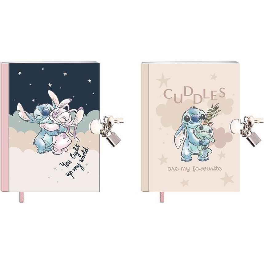 Beniamin, Quaderni + Bloc notes, Maschenmix-Tagebuch mit Vorhängeschloss (Copertina rigida)