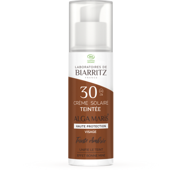 Produktbild Laboratoires de Biarritz LdB AM Sonnencr. Ges. get. Bernstein 30 (Sonnencreme Gesicht, SPF 30, 50 ml)