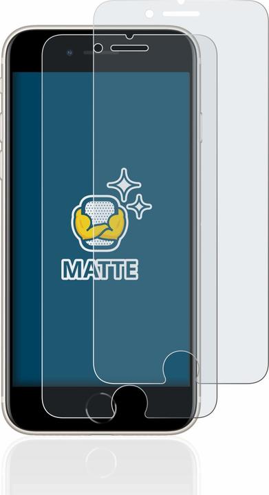 Actual product image BROTECT Anti-glare screen protector matt (2 Piece, Apple iPhone SE (3rd Gen))