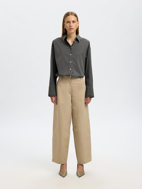 Produktbild Selected Oversized Baumwoll Streifenshirt (34)