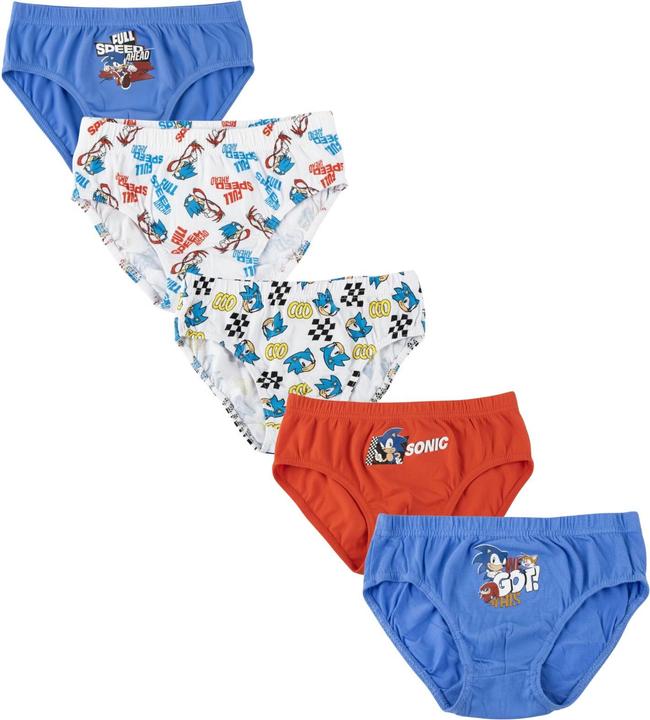 Disney Jungen Unterwäsche-Set Single Jersey mit Kulturbeutel – Sonic