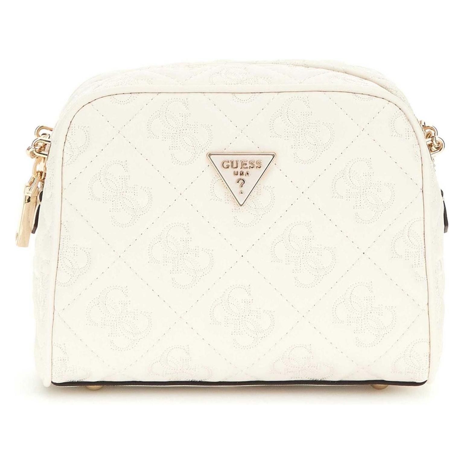 Guess, Damen, Handtasche, Adelasia Crossbody Camera Bag, Beige