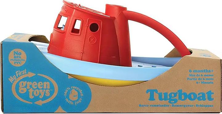 Actual product image Green Toys Tugboat - Red / Blue
