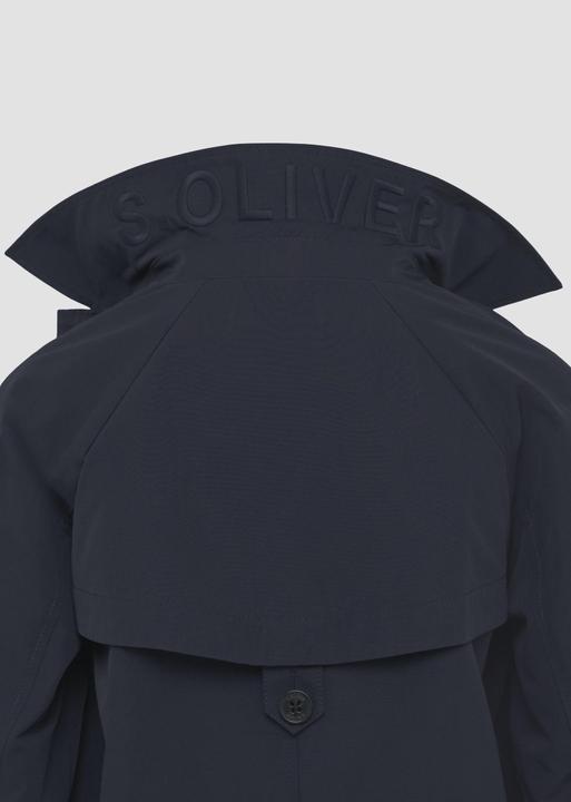 Image du produit S.Oliver Outdoor-Mantel Carcoat mit Rückenschlitz und Riegeldetail am Ärmel