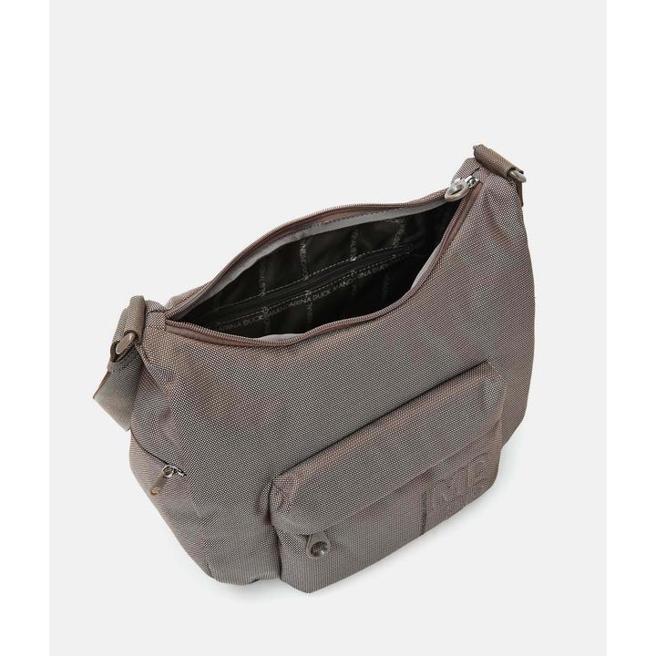 Actual product image Mandarina Duck Convertible Shoulder Bag with 3D Effect and Multiple Pockets