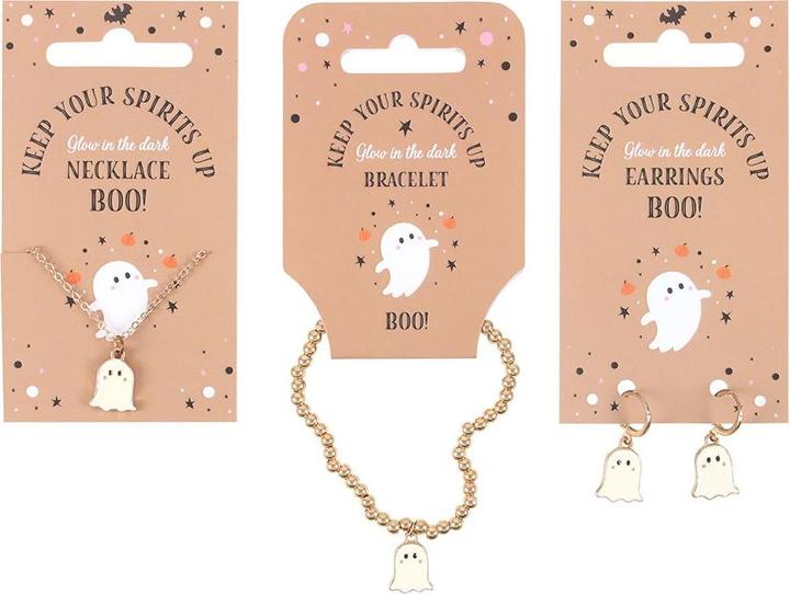 Produktbild Something Different Leuchtet im Dunkeln Schmuckset Ghost Legierung (100% synthetisches Material)