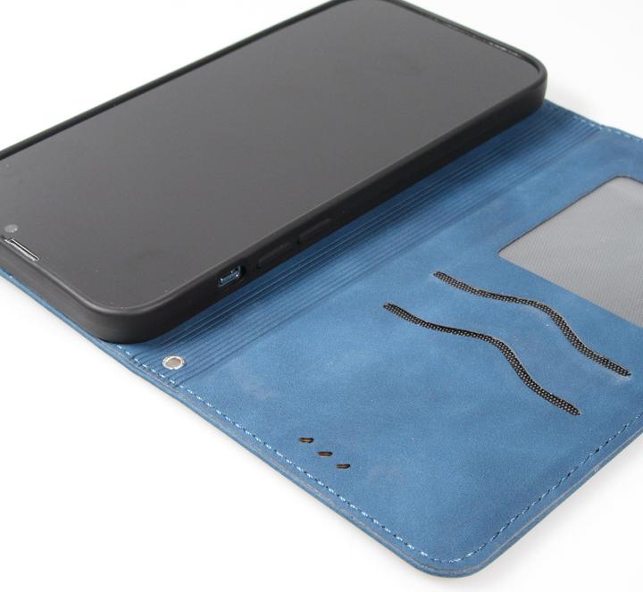 Image du produit PhoneLook Etui cuir Flip Wallet vintage avec fermeture aimantée et compartiment cartes (Apple iPhone 14)