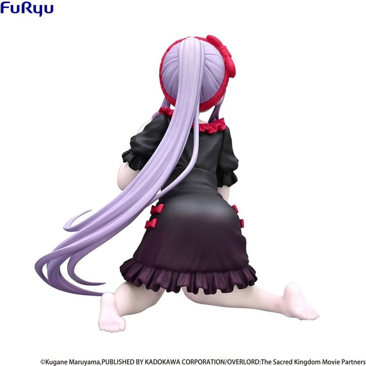 Actual product image Furyu Overlord Noodle Stopper PVC Statue Shalltear Loungewear Ver. 9 cm