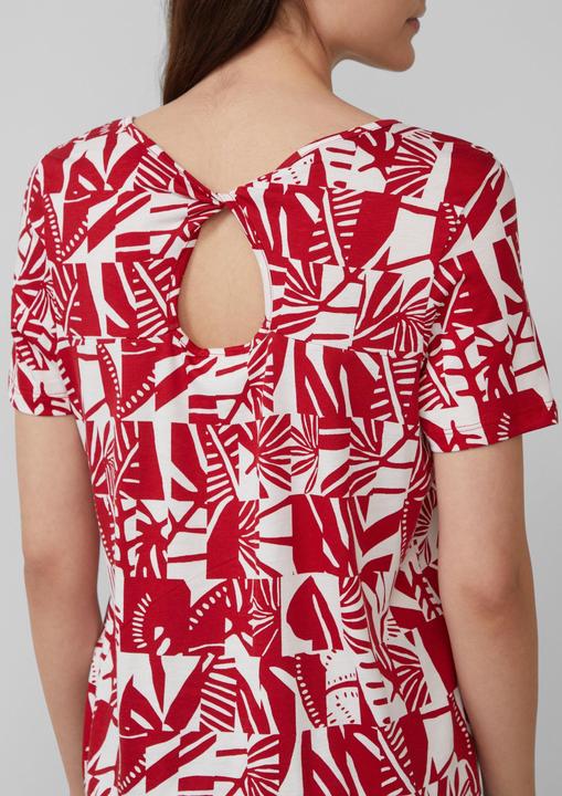 Produktbild S.Oliver T-Shirt Jersey-T-Shirt im O-Shape mit Cut-out (46)