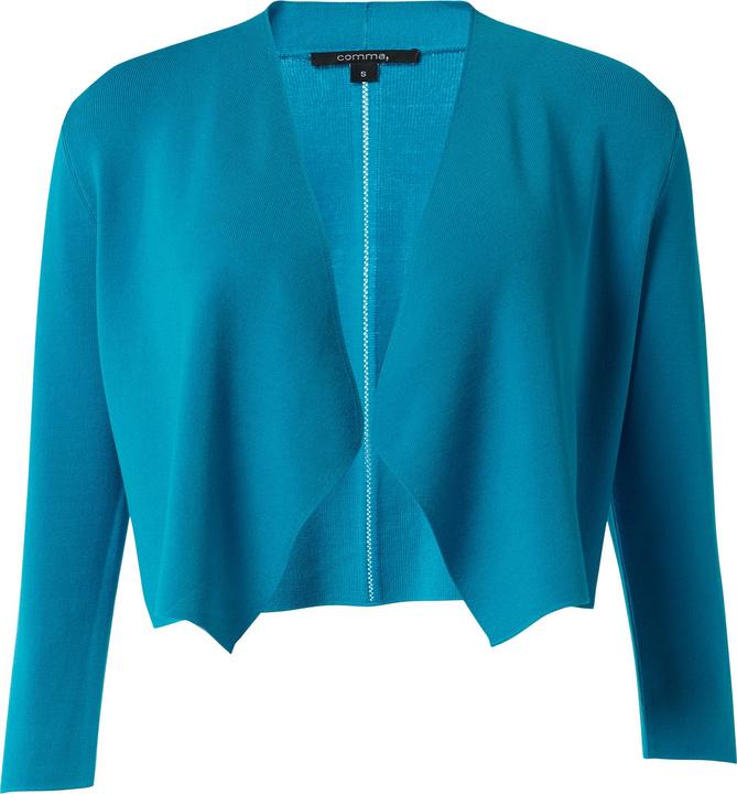 Image du produit Comma Strickjacke Verkürzte Strickjacke aus Viskosemix (L)