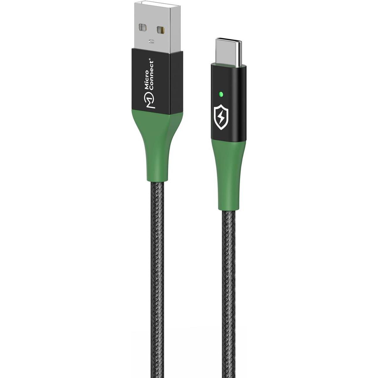 MicroConnect Smart Charge USB-A to USB-C (1 m, USB 2.0), USB Kabel