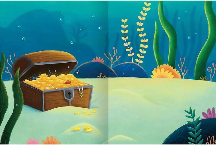 Produktbild Erstes Stickern Metallic – Meerjungfrauen