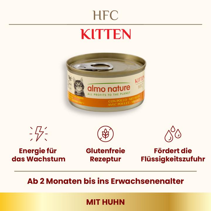 Produktbild Almo Nature Legend Kitten Huhn (Junior, 1 Stk., 70 g)