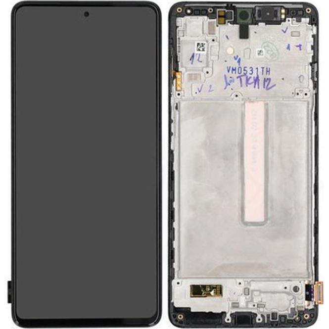 Samsung Galaxy M53 5G LCD display - Black (Display, Galaxy M53 5G), Mobilgerät Ersatzteile, Schwarz