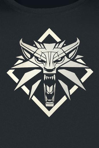 Immagine prodotto Difuzed Maglietta The Witcher Medaglione del Lupo taglia L (L)