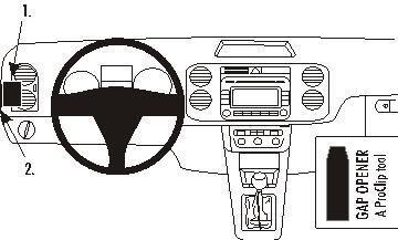 Actual product image Brodit ProClip - Bracket for mounting in the car