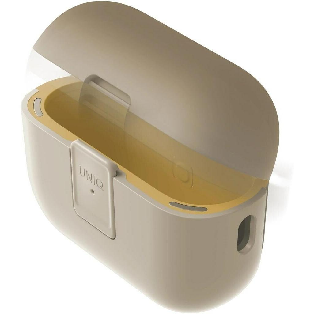 Thumbnail - Uniq etui Clyde Lock Case AirPods Pro 2 (2022/2023) beżowo-żółty/ivory-canary yellow (Kopfhörer Tasche), Kopfhörertasche...