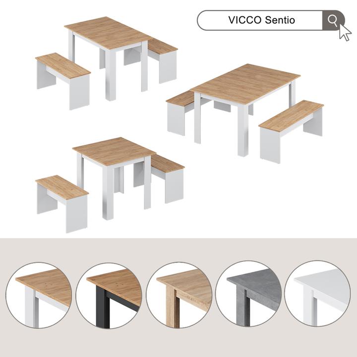 Immagine prodotto Vicco Set Sentio con 2 panche