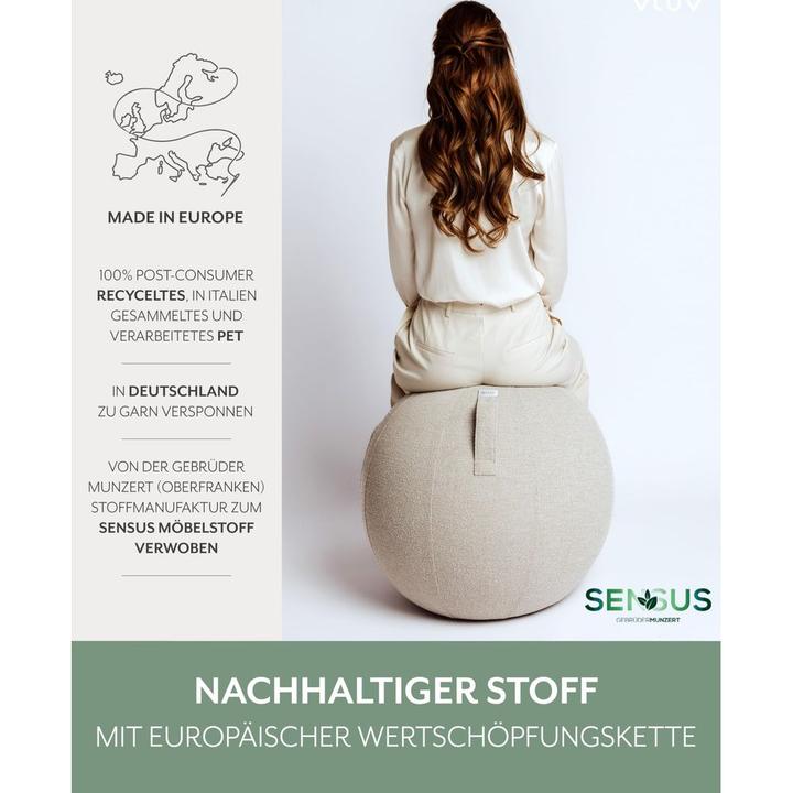 Actual product image Vluv Sitzball Bol Linen, Ø 60-65 cm (65 cm)