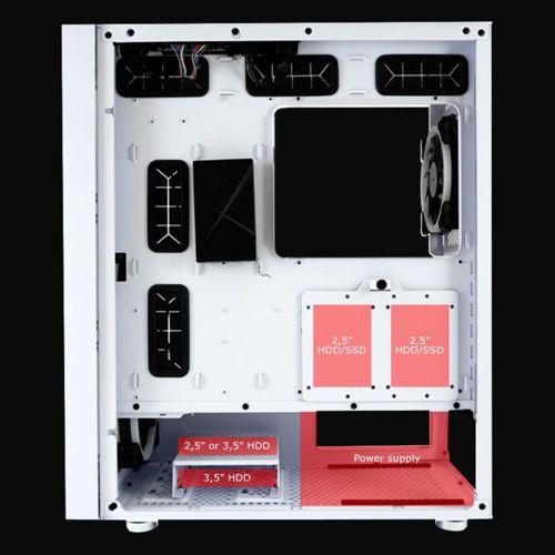 Actual product image LC-Power Gaming 802W (ATX, mATX, Mini-ITX)