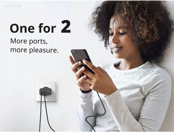 Image du produit Conceptronic Chargeur 2Port 20W,1xUSB-C,1xUSB-A Desk PD sw (20 W)