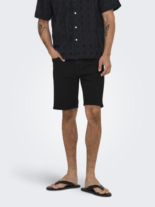 Produktbild Only & Sons ONSWEFT Normal geschnitten Shorts Jeans-Shorts (XL)