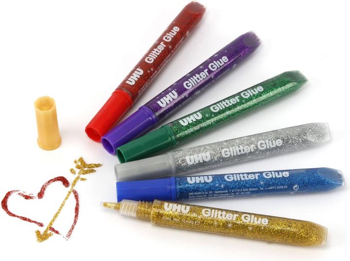 Actual product image UHU Glitter Glue Sticks Original (100 g, 10 ml)