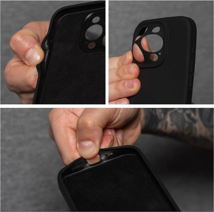 Immagine prodotto OEM Back panel cover Case SILICONE 2mm for IPHONE 15 black (Apple iPhone 15)