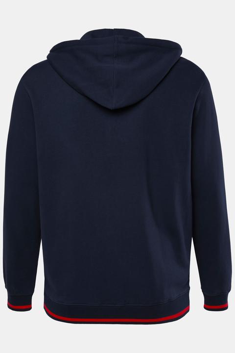 Produktbild Men+ Sweatjacke, Kapuze, Brustprint (8XL)