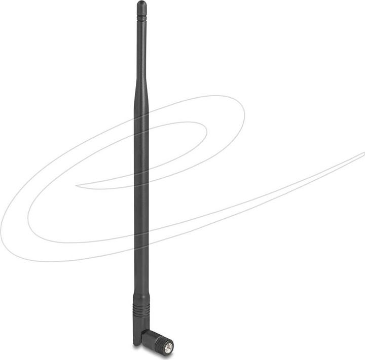 Image du produit Delock WiFi 2,4 GHz Antenne RP-SMA Stecker 7 dBi omnidirektional mit Kippgelenk schwarz (WiFi)