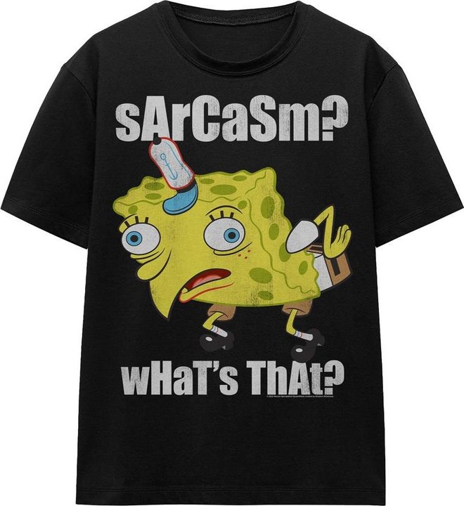 Produktbild Spongebob Squarepants Sarcasm Meme TShirt (S)