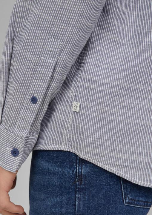 Immagine prodotto S.Oliver Hemd Regular Fit: Gestreiftes Hemd mit Logo-Stickerei (S)