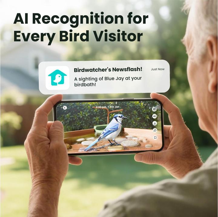 Produktbild Birdfy Vogelbad Jolly V