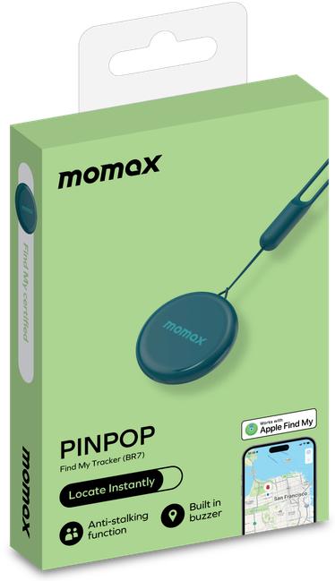 Image du produit Momax Pinpop Apple Find My Certificated Tracker Bleu étang