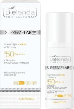 Valeurs nutritives et ingrédients Bielenda Professional Supremelab Sun Protect Crème Hydratante Protectrice Spf50 50Ml (Crème solaire, SPF 50+, 50 ml)