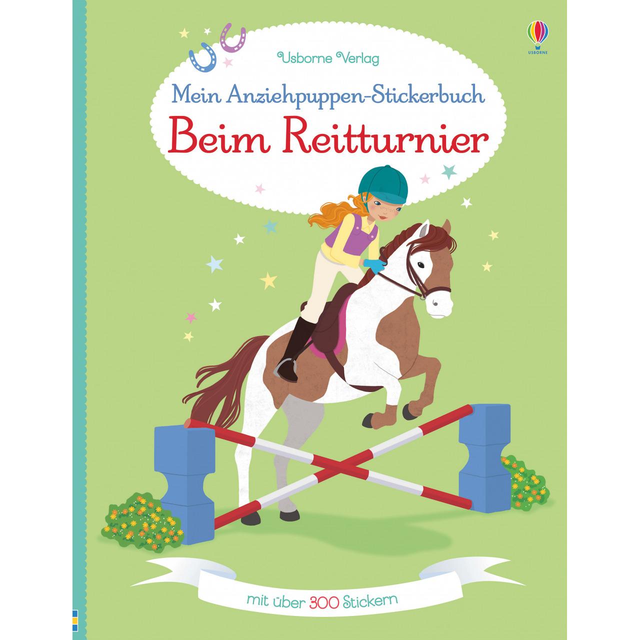 Usborne Publishing, Sticker, Mein Anziehpuppen-Stickerbuch: Beim Reitturnier