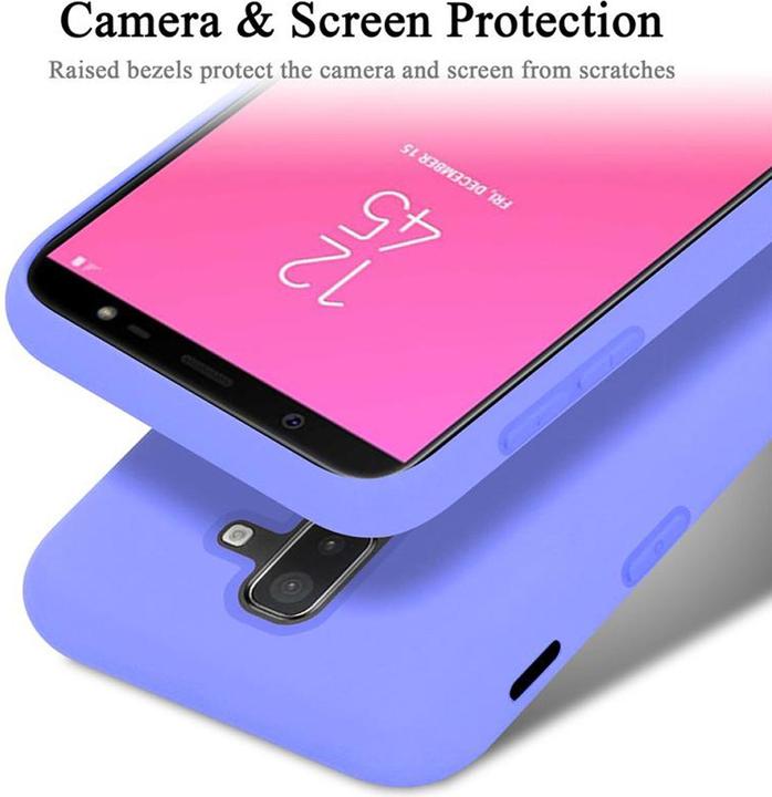 Produktbild Cadorabo TPU Liquid Silicone Case Cover (Samsung Galaxy J8 (2018))