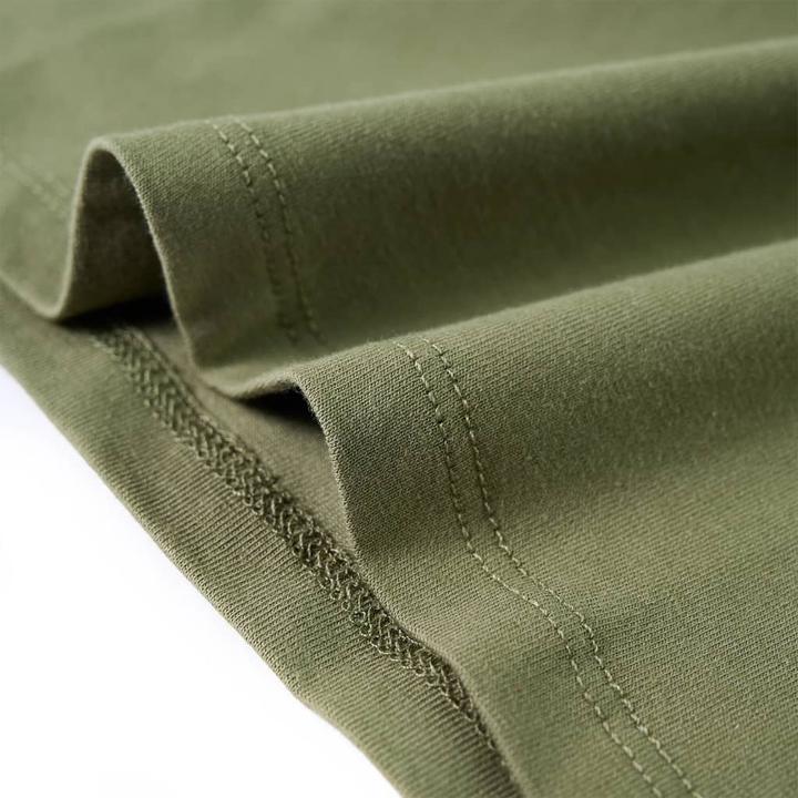 Produktbild vidaXL Kinder-Langarmshirt Khaki 116,Material: 95 % Baumwolle. 5