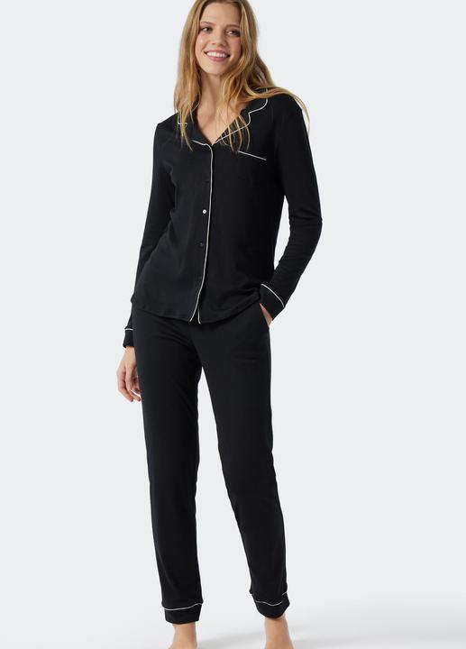 Actual product image Schiesser Contemporary Nightwear Pyjama Langarm (44)