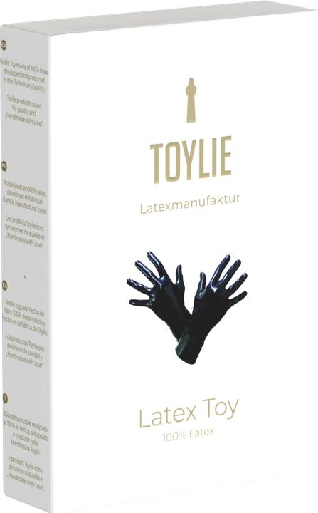 Toylie Latex Handschuhe «XL» schwarz, nahtlos, mit anatomischer Passform
