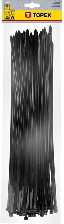 Actual product image Topex Kabelbinder 7,6 x 500 mm, 75 St., schwarz (500 mm, 1 pcs.)