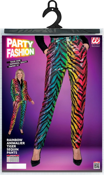 Produktbild Widmann Pailletten Hose im Tigerlook Rainbow (L)