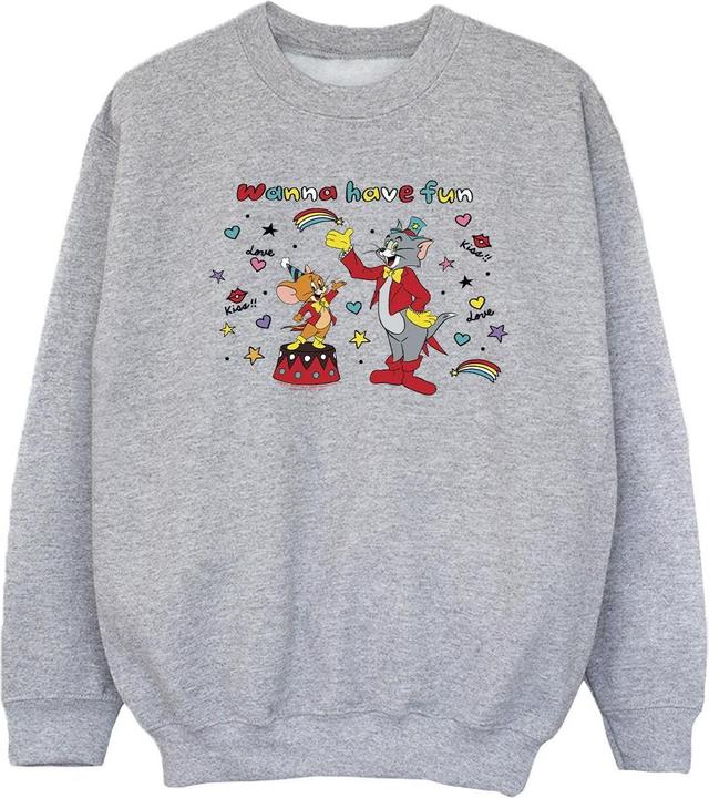 Produktbild Tom & Jerry Wanna Have Fun Sweatshirt Mädchen (140, 146)