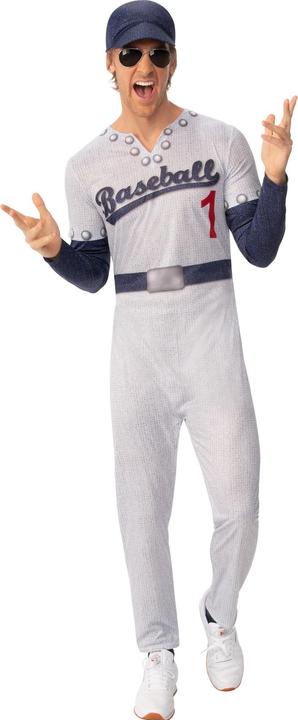 Actual product image Bristol Novelty Unisex Adult Baseball Superstar Costume (XL)